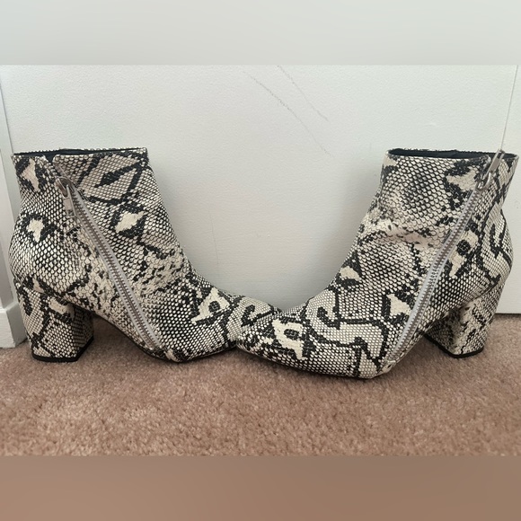 Snakeskin Booties - Picture 2 of 3